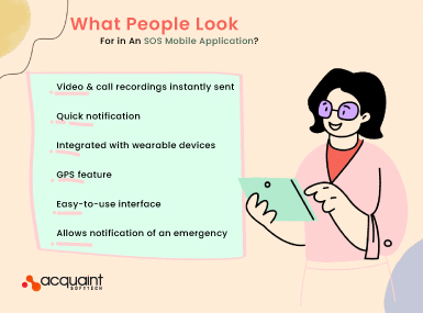 what people look for in an sos mobile application?